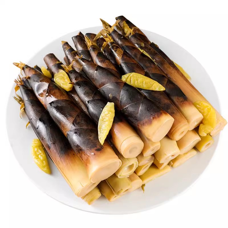 网红手剥笋开袋即食香辣脆嫩笋尖泡椒手撕扒竹笋零食500g辣味汤味
