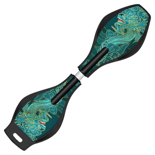 活力板儿童二轮滑板车成人青少年火箭板摇摆游龙板两轮蛇板闪光轮