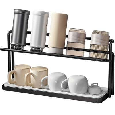 双层沥水杯架可拆卸大容量