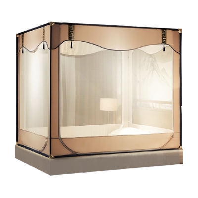 富安娜防摔蚊帐家用卧室蒙古包