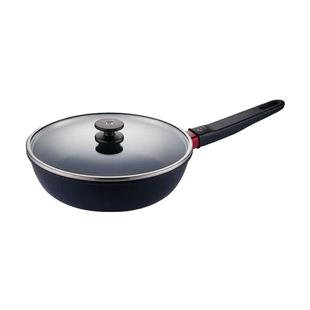 双立人Now24cm28cm煎炒锅不粘锅炒菜家用深煎锅