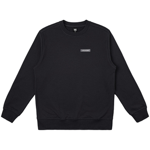 Lee25秋冬新品舒适版圆领金属Logo贴标男长袖卫衣潮LMT010833204
