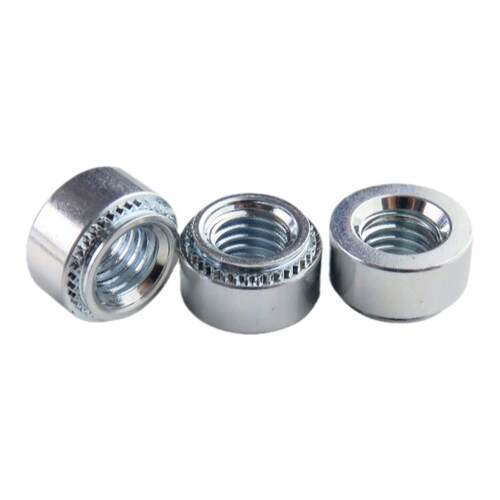 碳钢镀锌压铆螺母钣金压板螺帽压铆花齿圆螺母S-M2/M3/M4/M5-M12