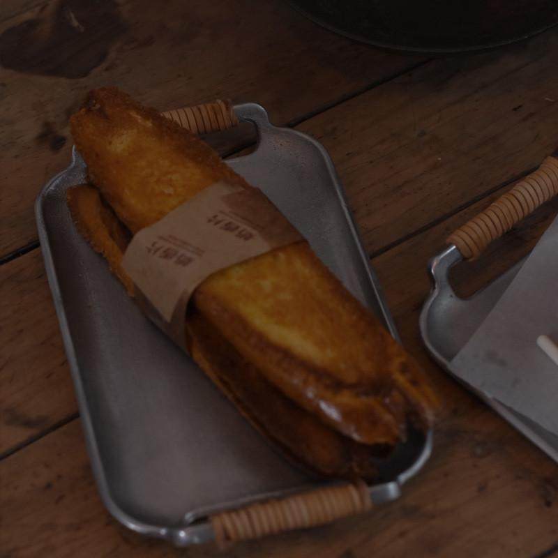 中古仓mooore日式餐盘蛋糕盘手工复古铝制托盘餐具收纳盘点心盘