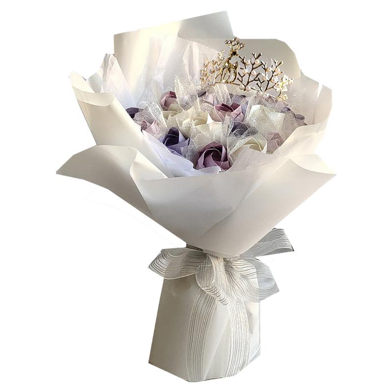 玫瑰花束diy生日礼物情人节成品