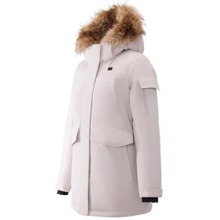 KOLON SPORT可隆鹅绒羽绒衣防水防风保暖外套男女中量毛领羽绒服