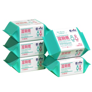 米特医生湿厕纸家庭实惠装卫生纯水厕用湿纸巾卫生间加长擦屁股