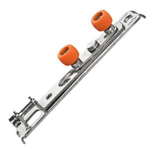 铝合金推拉门移门一字定位轮落地门厨房门可调防摆轮上轮轴承双轮