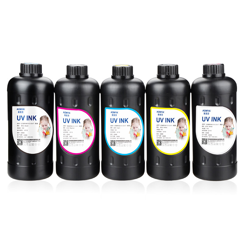 奥美亚UV墨水适用爱普生DX5/DX7喷头uv墨水XP600/i3200喷头专用UV墨水平板卷材UV打印机墨水爱普生油墨