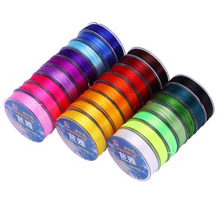 进口扁丝手串弹力绳穿珠子的手链绳弹力线水晶串珠线高端耐磨皮筋