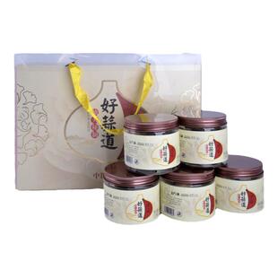 好蒜道独头秘制黑蒜黑大蒜软糯香甜150克*5罐礼盒装包邮邳州特产