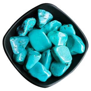 绿松石碎料高瓷蓝绿松石碎石核桃封底镶嵌材料绿松石原石曼扎宝石