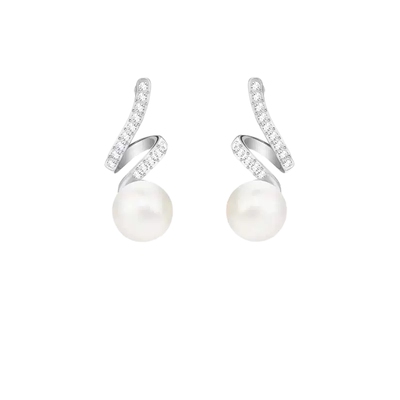 施华洛世奇Gabriella仿水晶珍珠耳环高级感轻奢气质耳饰