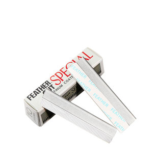 日本进口羽毛修眉刀片刮眉毛刀女士男美容院专用安全型新手初学者