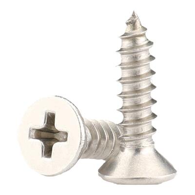 不锈钢沉头螺钉十字平头自攻螺丝