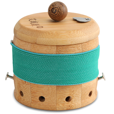 艾我康卡针调温竹制艾灸罐