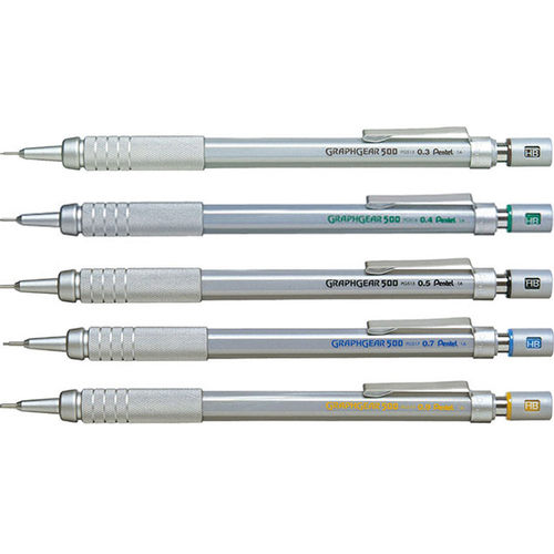日本Pentel派通自动铅笔 GraphGear 500 精构金属握柄 低重心铅笔