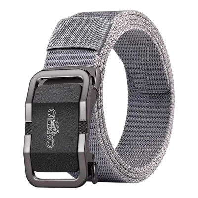 卡帝乐鳄鱼帆布皮带腰带青年百搭