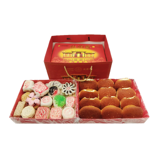 天津特产桂顺斋清真糕点心老式传统炉元槽子糕酥皮京八件送礼盒装