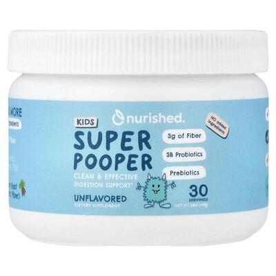 Nurished,Kids Super Pooper, Unflavored, 3.8 oz (108 g)