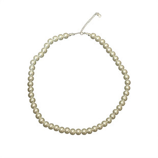 「经典」ins博主fever同款复古高级感施家正圆强光珍珠项链锁骨链