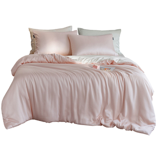 A类60支兰精天丝四件套床单夏季凉感被套丝滑裸睡床上用品三件套