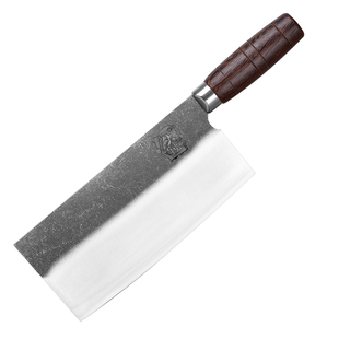 卢大锤手工锻打切片刀0.6斤专用切肉刀家用厨房菜刀