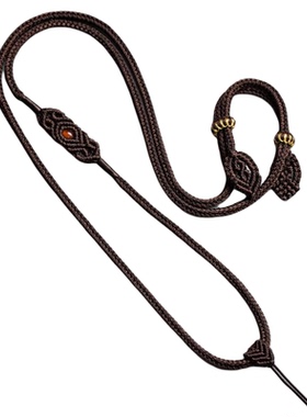 吊坠绳手工编织绳项链挂脖绳佛头绳子翡翠玉玛瑙高货可调挂件配绳