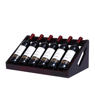 创意红酒架家用实木酒瓶架红酒展示架现代简约酒柜摆件葡萄酒架子