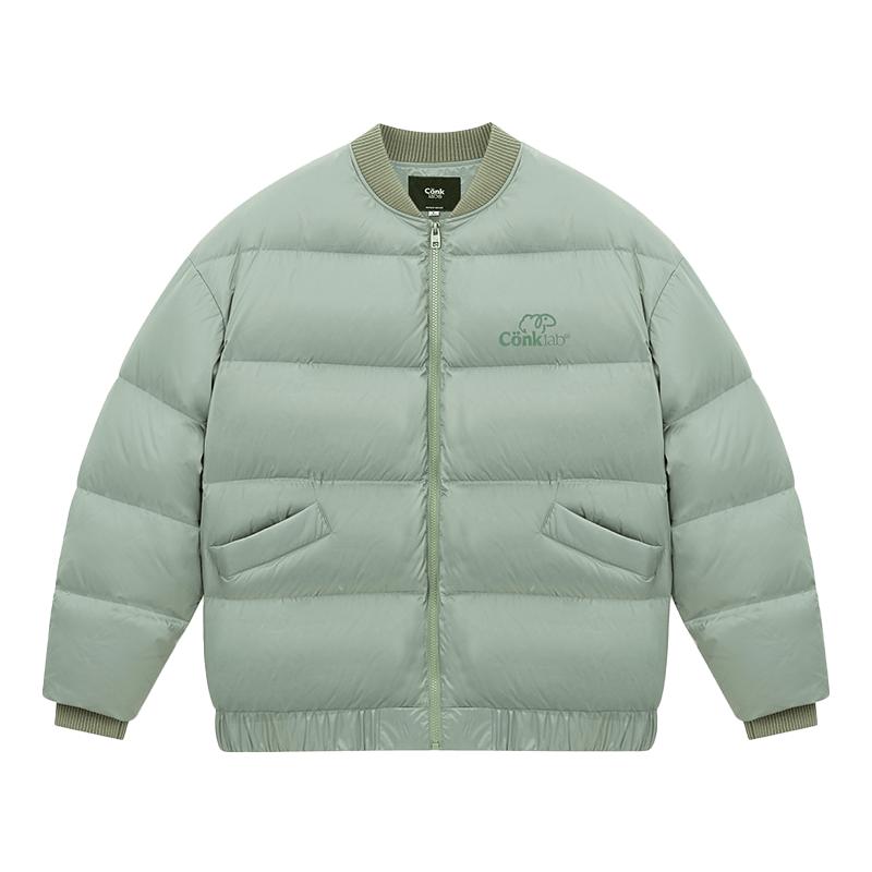 conklab立领logo基础羽绒服