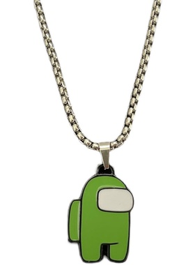 SIZEE太空狼人杀小绿蹦迪项链