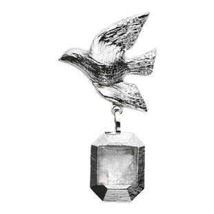 cotemp Carré Brooch 25FW小鸟方钻系列胸针气质胸花