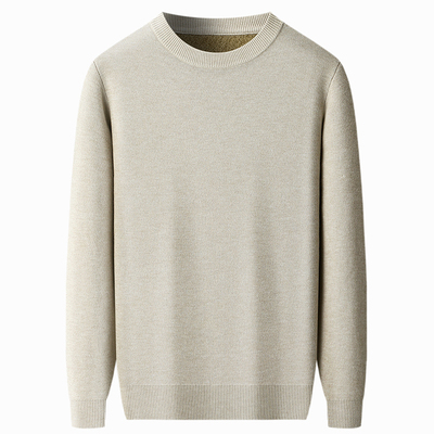 怕冷请进/均重600克圆领羊绒衫男