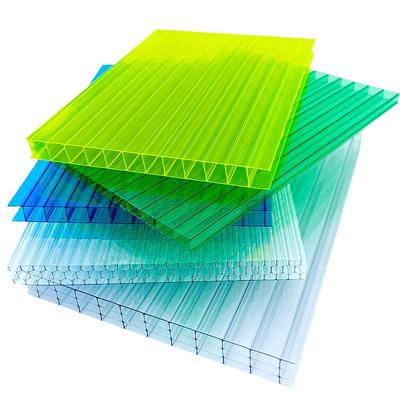 阳光板聚碳酸酯板中空蜂窝透明加厚车棚顶板婚庆遮阳雨棚pc耐力板