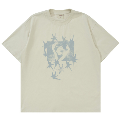 小众个性亚文化图案内搭上衣tee