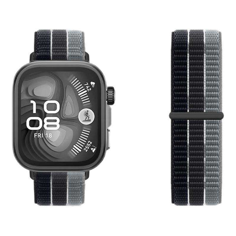适用华为fit4手表带悦动三环专用FIT4pro手环尼龙回环华为watch fit3表带男智能手表fit4pro新款女士运动透气