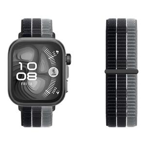 适用华为fit4手表带悦动三环专用FIT4pro手环尼龙回环华为watch fit3表带男智能手表fit4pro新款女士运动透气