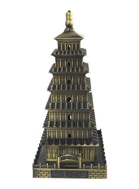 地标建筑陕西大雁塔铁艺纪念品