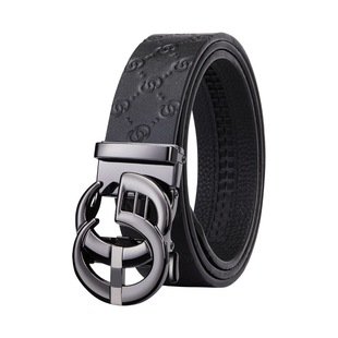 保罗美思得皮带男士真皮2025新款自动扣腰带奢侈品牌时尚潮流裤带