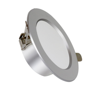 欧普金属铝材led筒灯嵌入式家用超薄孔桶灯开孔75mm天花射灯铂钻