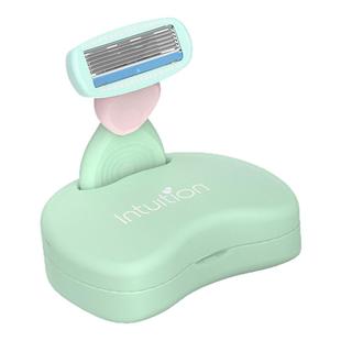 舒适舒芙便携脱毛刀小慕斯刮毛刀腋毛唇毛私处脱毛女士短柄除毛刀