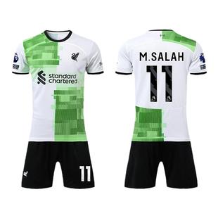 2526利物浦球衣萨拉赫维尔茨足球服套装男儿童定制主场比赛训练服