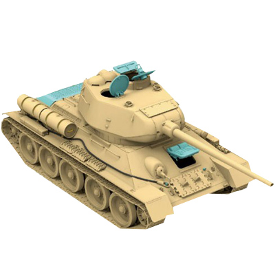 麦田T-34/85中型坦克拼装模型