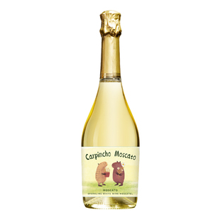 豚门永存卡皮巴拉 西班牙豚萌莫斯卡托甜白起泡葡萄酒微醺气泡酒