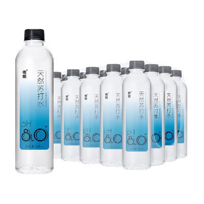 依能天然苏打水500ml×24瓶×1组