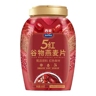 西麦五红谷物麦片红气色以红养颜