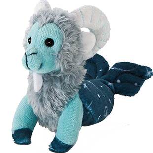 意大利trudi可爱创意星座钥匙扣包包挂件毛绒玩具儿童生日礼物