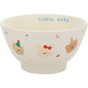 陶瓷特别好看的饭碗个人专用一家人区分碗水果碗高颜值精致甜品碗