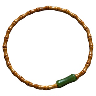 天然桃木橄榄核手串小竹节单圈女款节节高升上岸新中式手串国风