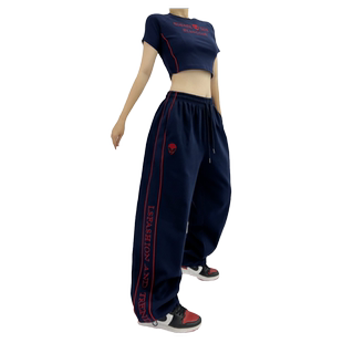 ROKBBK－K/布韩街舞hiphop运动裤潮牌外星人套装爵士舞jazz裤子女